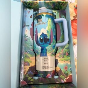 Stitch - Stanley Blue and Multicolor Tumbler